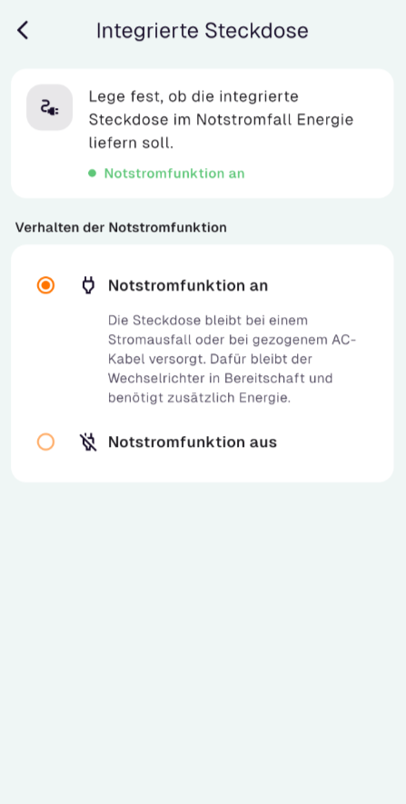 Integrierte Steckdose-1