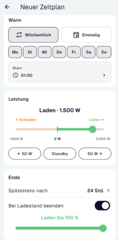 Zeitplan